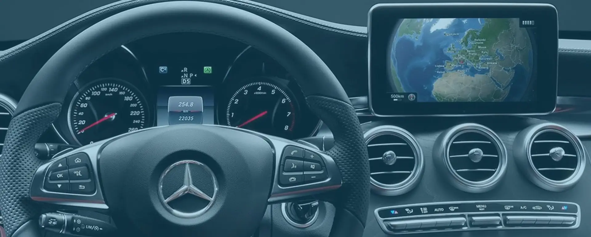 Mercedes Navigáció